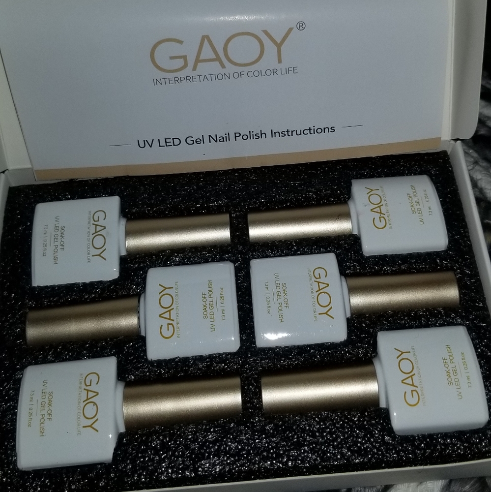 Uv gel polish kit  GAOY brand  interpretation of color life